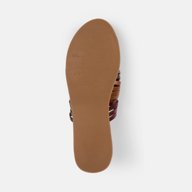 Mochi Women Beige-multi Casual Slip Ons (SKU: 31-1293-63-36)
