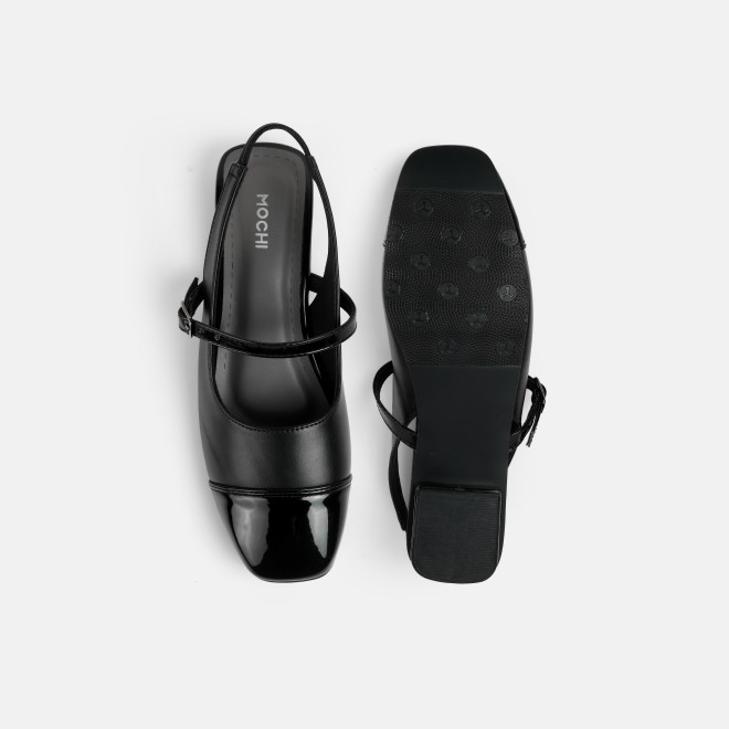 Mochi Women Black Casual Sandals (SKU: 31-1296-11-36)