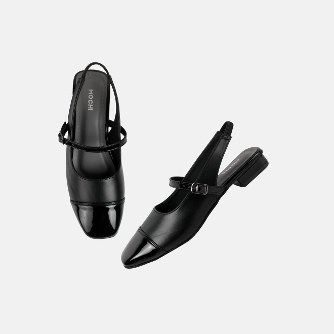 Mochi Women Black Casual Sandals (SKU: 31-1296-11-36)