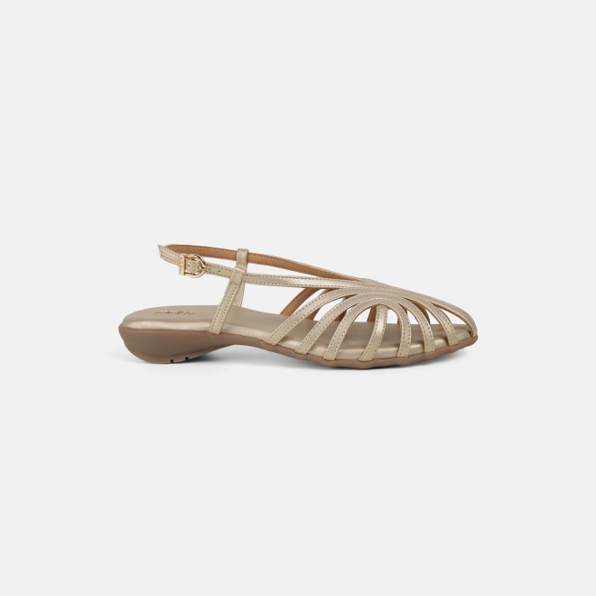 Mochi Women Gold Casual Sandals (SKU: 31-1305-15-36)
