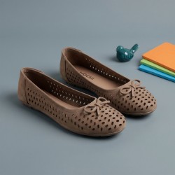 Mochi Women Beige Casual Ballerinas
