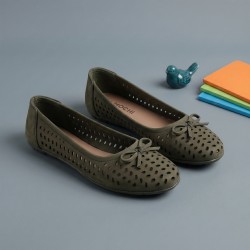 Mochi Women Olive Casual Ballerinas