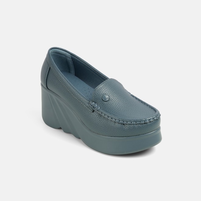 Mochi Women Blue Casual Loafers (SKU: 31-1313-45-36)