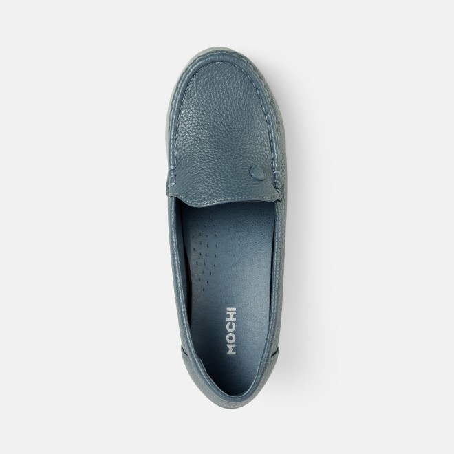 Mochi Women Blue Casual Loafers (SKU: 31-1313-45-36)