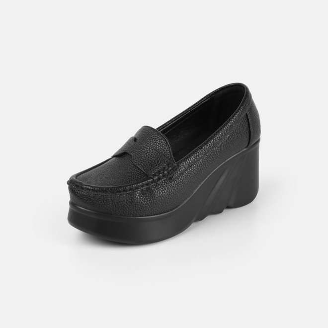 Mochi Women Black Casual Loafers (SKU: 31-1314-11-36)