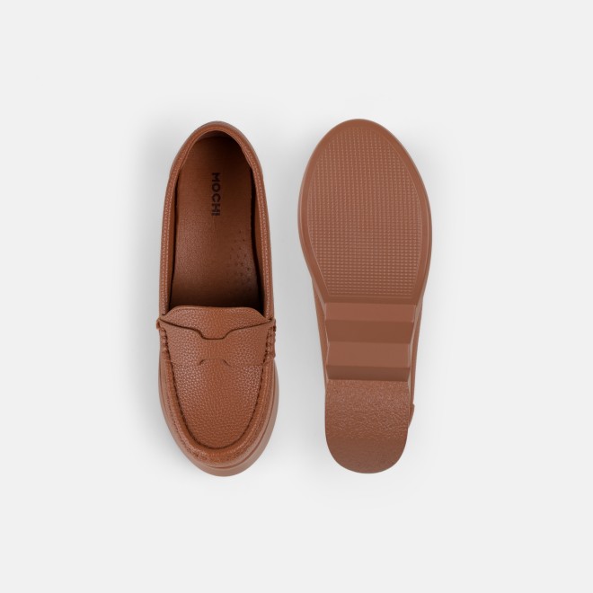 Mochi Women Tan Casual Loafers (SKU: 31-1314-23-36)