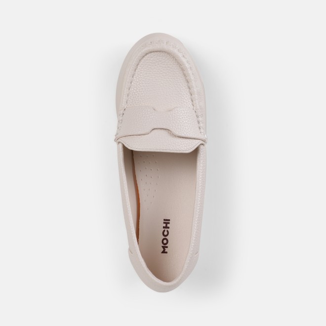 Mochi Women Beige Casual Loafers (SKU: 31-1314-20-36)