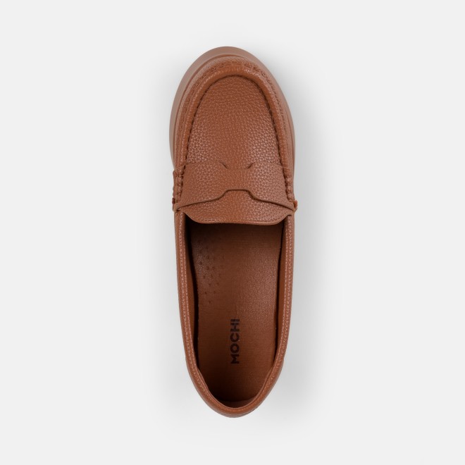 Mochi Women Tan Casual Loafers (SKU: 31-1314-23-36)