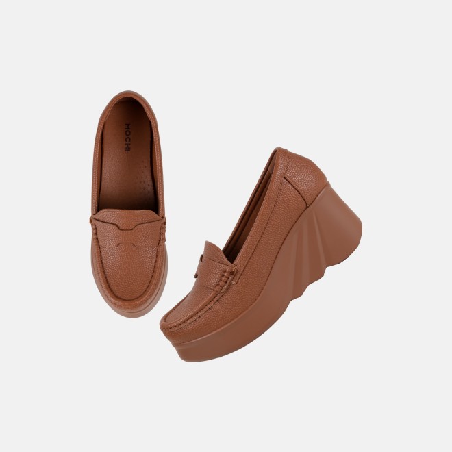 Mochi Women Tan Casual Loafers (SKU: 31-1314-23-36)