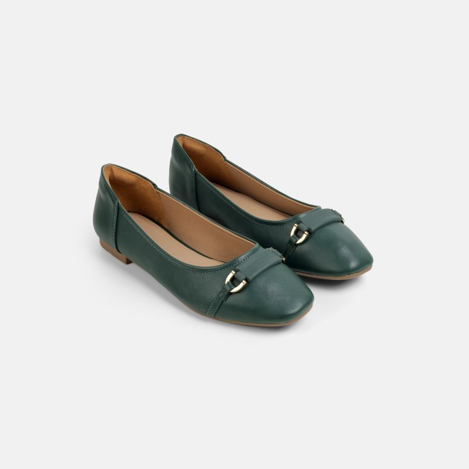 Mochi Women Green Casual Ballerinas (SKU: 31-1331-21-36)