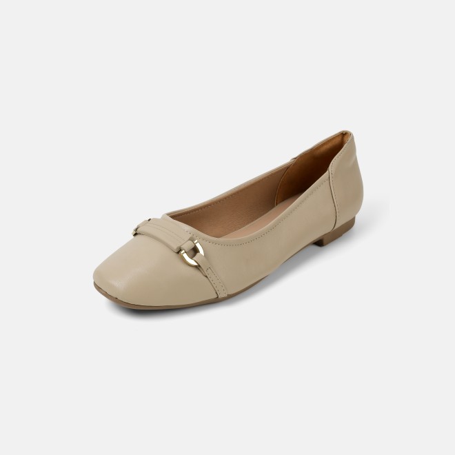 Mochi Women Beige Casual Ballerinas (SKU: 31-1331-20-36)
