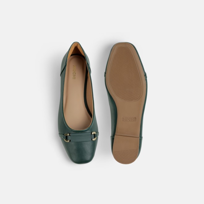 Mochi Women Green Casual Ballerinas (SKU: 31-1331-21-36)