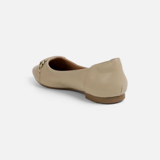 Mochi Women Beige Casual Ballerinas (SKU: 31-1331-20-36)