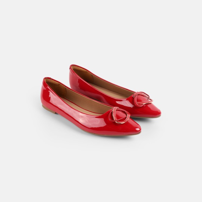 Mochi Women Red Casual Ballerinas (SKU: 31-1333-18-36)