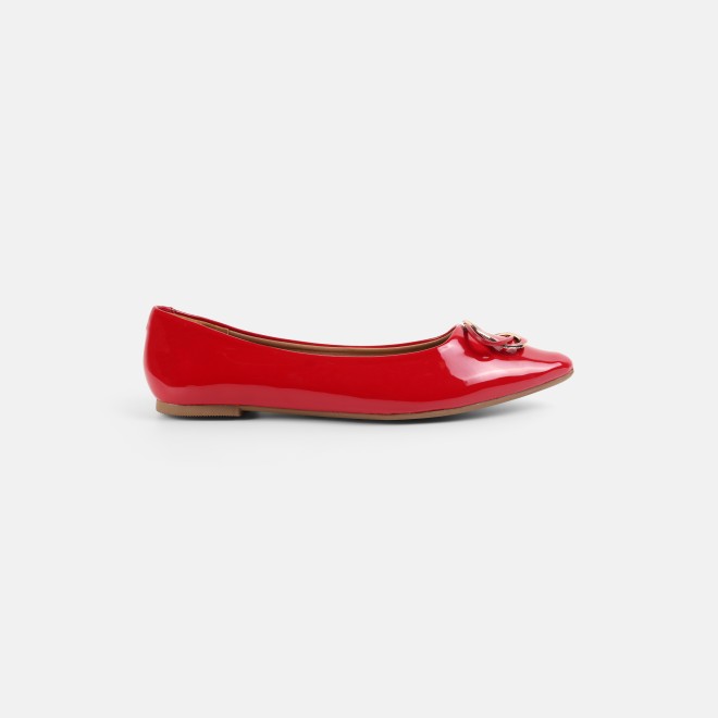 Mochi Women Red Casual Ballerinas (SKU: 31-1333-18-36)