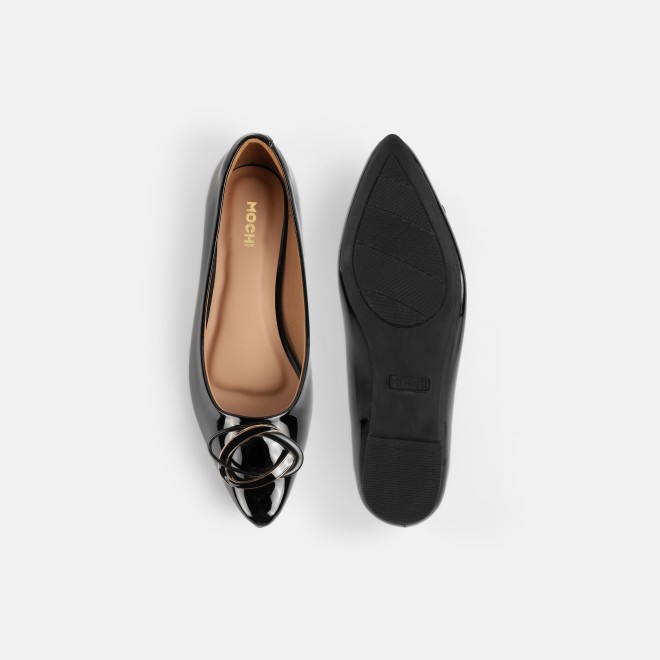 Mochi Women Black Casual Ballerinas (SKU: 31-1333-11-36)