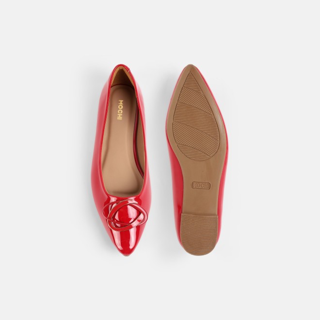 Mochi Women Red Casual Ballerinas (SKU: 31-1333-18-36)
