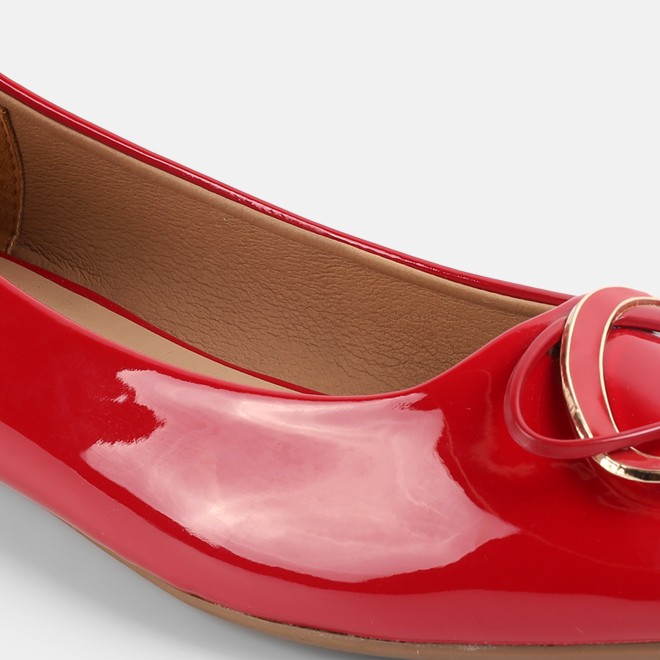Mochi Women Red Casual Ballerinas (SKU: 31-1333-18-36)