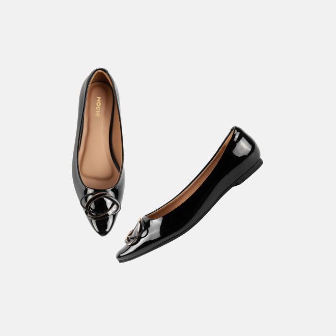 Mochi Women Black Casual Ballerinas (SKU: 31-1333-11-36)
