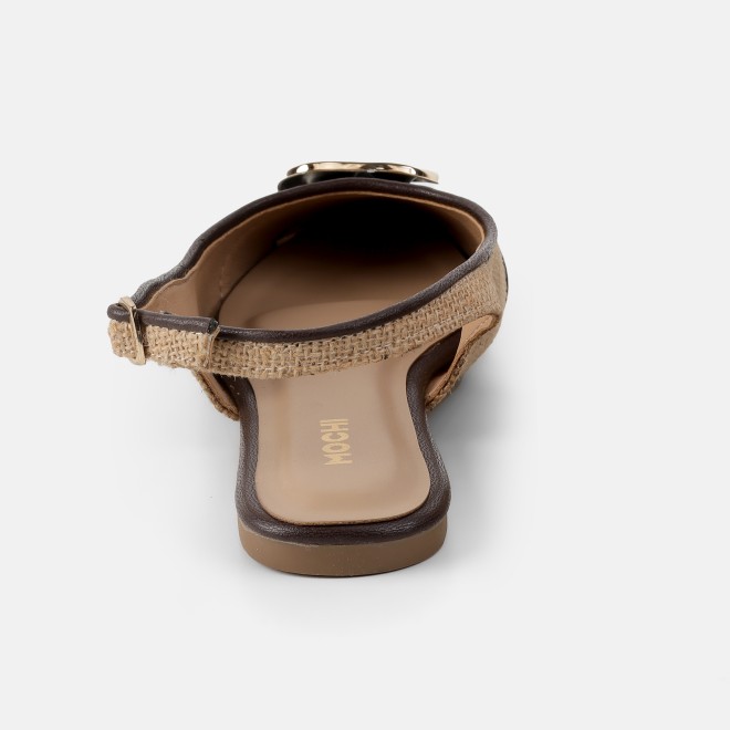 Mochi Women Brown Casual Sandals (SKU: 31-1335-12-36)