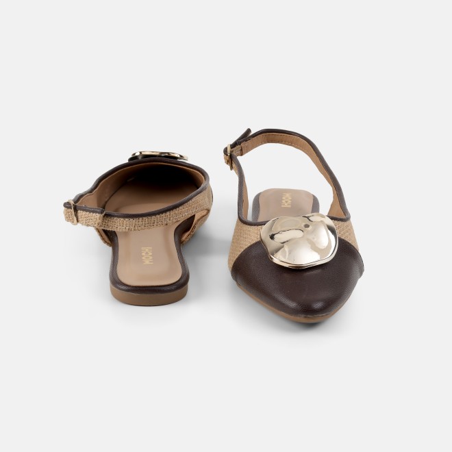 Mochi Women Brown Casual Sandals (SKU: 31-1335-12-36)