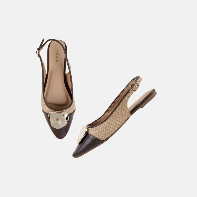 Mochi Women Brown Casual Sandals (SKU: 31-1335-12-36)