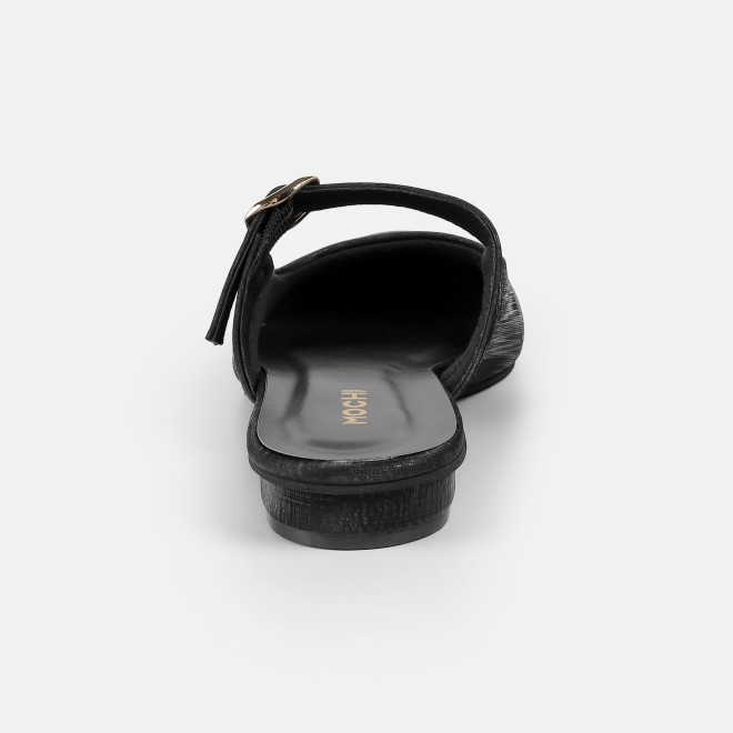 Mochi Women Black Casual Slip Ons (SKU: 31-1338-11-36)