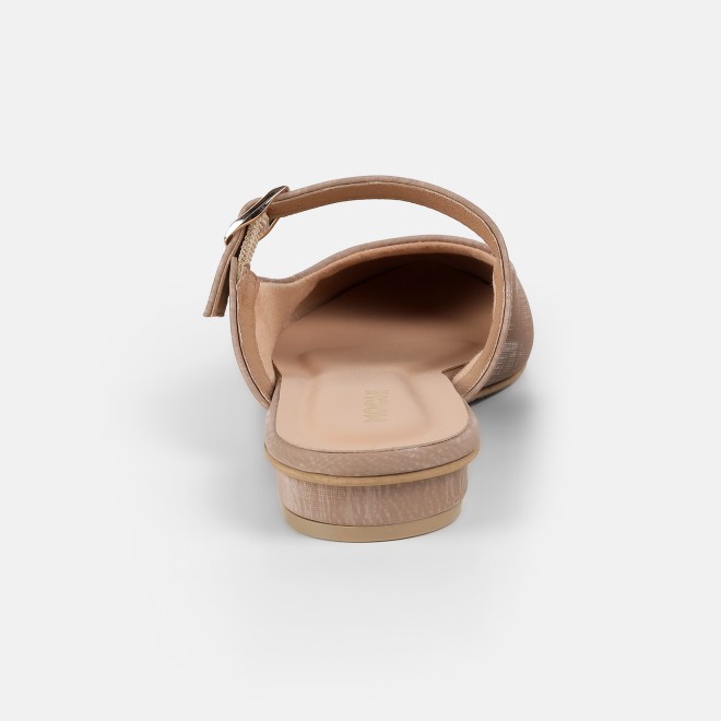 Mochi Women Beige Casual Slip Ons (SKU: 31-1338-20-36)
