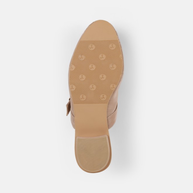 Mochi Women Beige Casual Slip Ons (SKU: 31-1338-20-36)