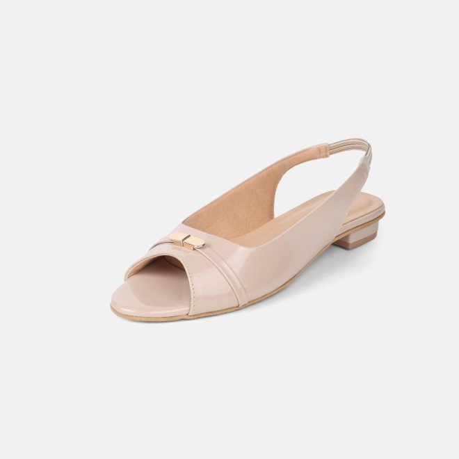 Mochi Women Beige Casual Sandals (SKU: 31-1341-20-36)