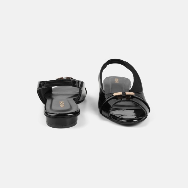 Mochi Women Black Casual Sandals (SKU: 31-1341-11-36)
