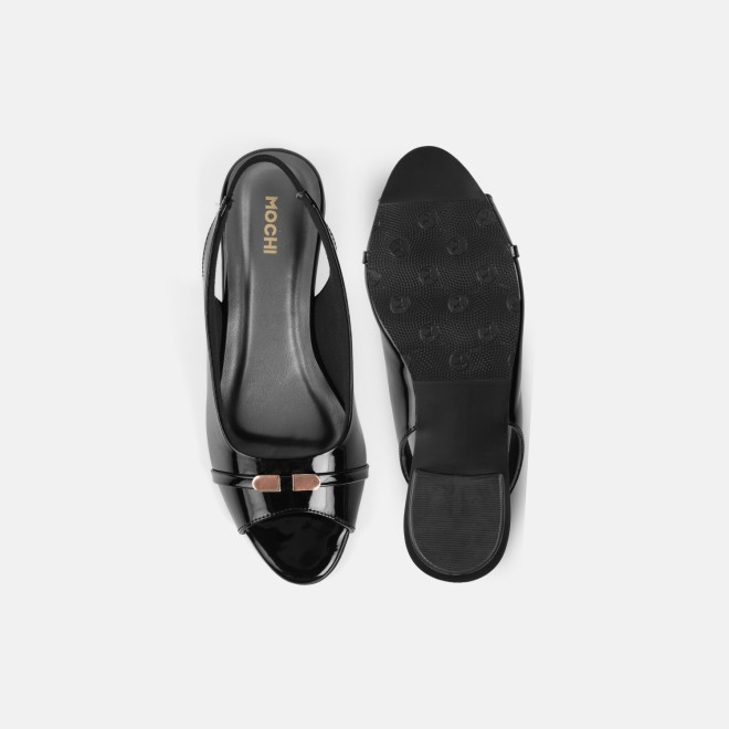 Mochi Women Black Casual Sandals (SKU: 31-1341-11-36)