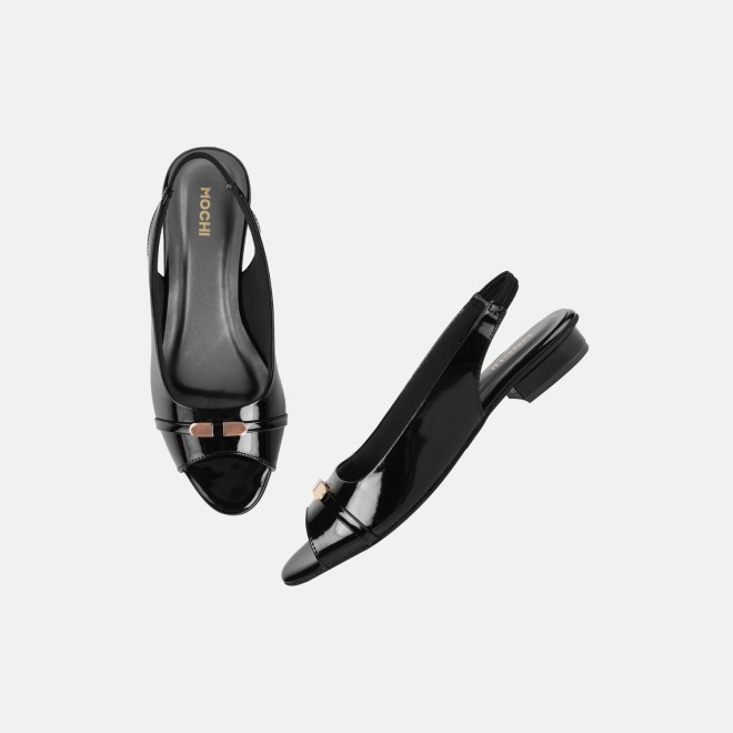 Mochi Women Black Casual Sandals (SKU: 31-1341-11-36)