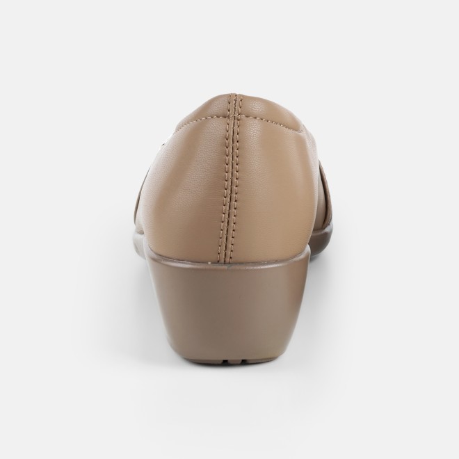 Mochi Women Beige Casual Ballerinas (SKU: 31-1345-20-36)