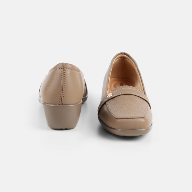 Mochi Women Beige Casual Ballerinas (SKU: 31-1345-20-36)
