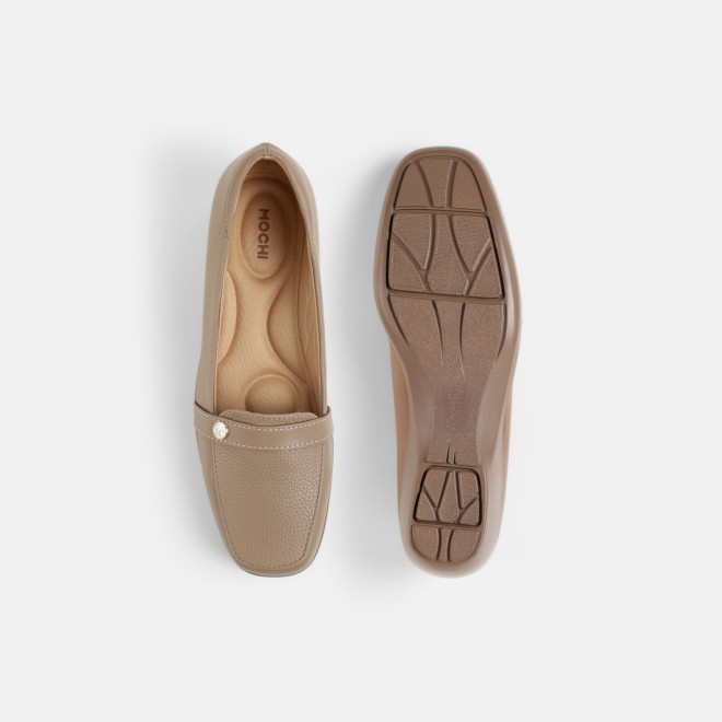 Mochi Women Beige Casual Ballerinas (SKU: 31-1345-20-36)