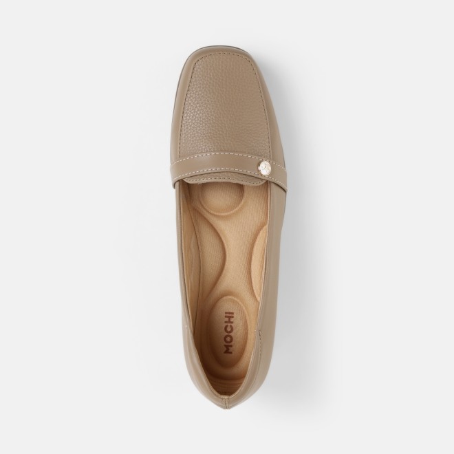 Mochi Women Beige Casual Ballerinas (SKU: 31-1345-20-36)