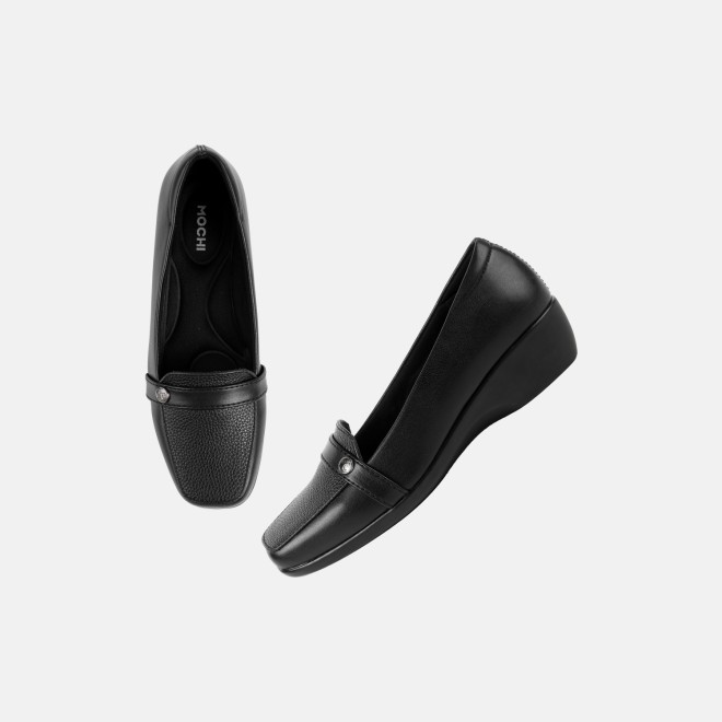Mochi Women Black Casual Ballerinas (SKU: 31-1345-11-36)