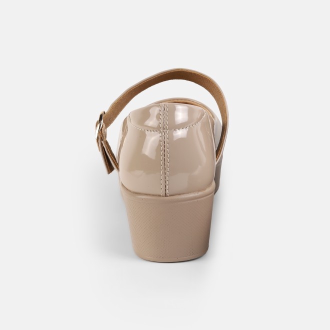 Mochi Women Beige Casual Ballerinas (SKU: 31-1489-20-36)