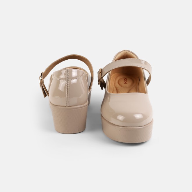 Mochi Women Beige Casual Ballerinas (SKU: 31-1489-20-36)