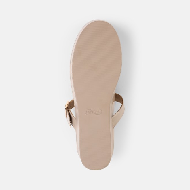 Mochi Women Beige Casual Ballerinas (SKU: 31-1489-20-36)