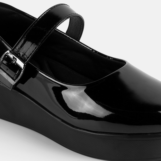 Mochi Women Black Casual Ballerinas (SKU: 31-1489-11-36)