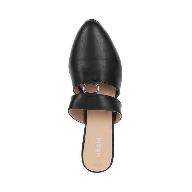 Mochi Women Black Formal Sandals (SKU: 31-150-11-36)