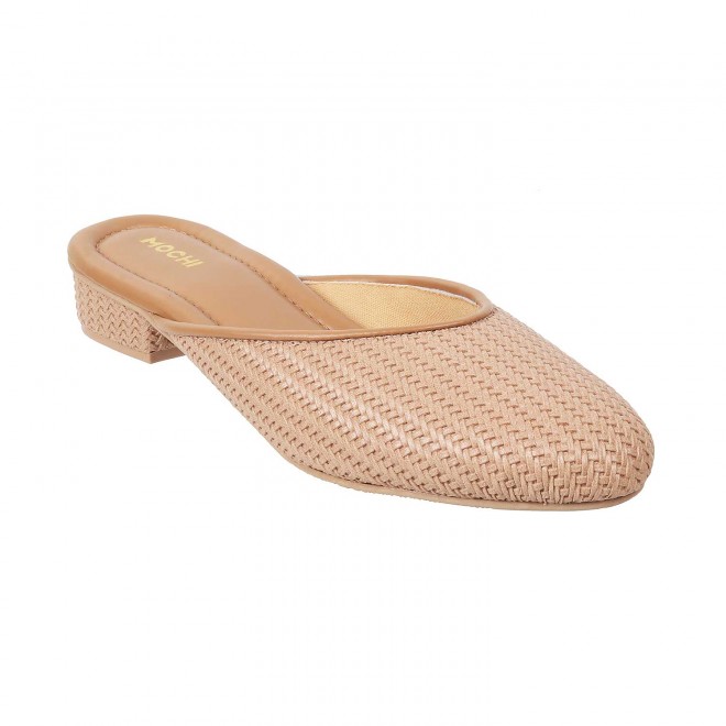 Mochi Women Beige Ethnic Sandals (SKU: 31-250-20-36)