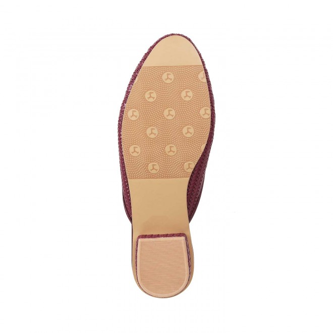 Mochi Women Maroon Ethnic Sandals (SKU: 31-250-44-36)