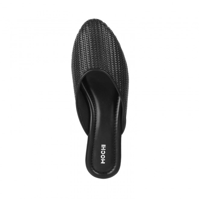 Mochi Women Black Ethnic Sandals (SKU: 31-250-11-36)