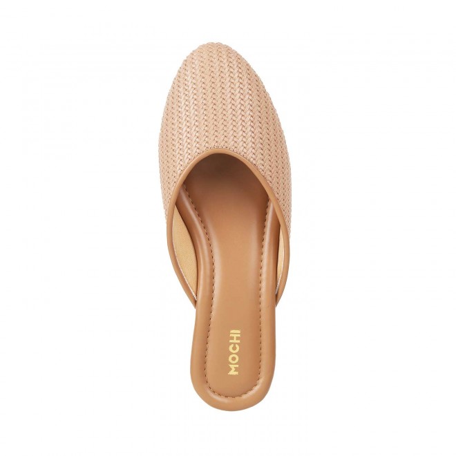 Mochi Women Beige Ethnic Sandals (SKU: 31-250-20-36)