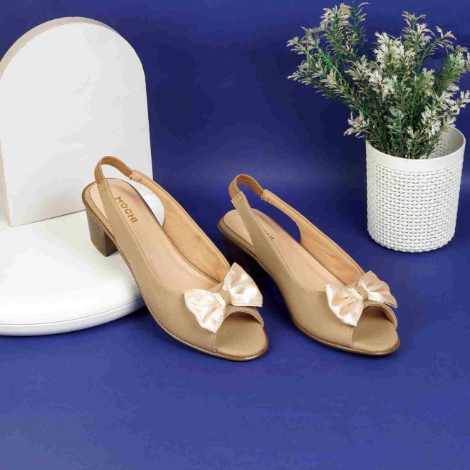 Mochi Women Beige Formal Pumps (SKU: 31-26-20-36)