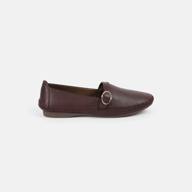 Mochi Women Maroon Casual Ballerinas (SKU: 31-276-44-36)