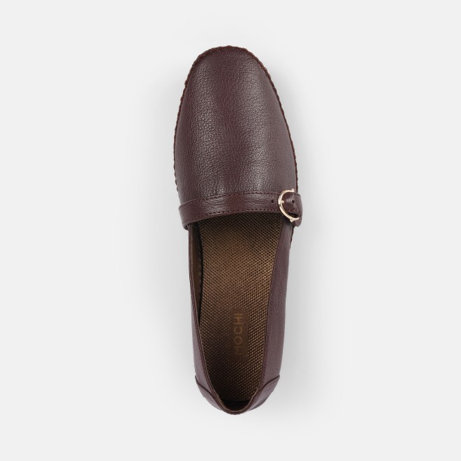 Mochi Women Maroon Casual Ballerinas (SKU: 31-276-44-36)